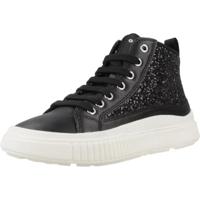Geox J Laquinny Girl D, meisjessneakers, Zwart, 39 EU