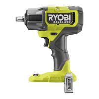 Ryobi RIW18BL-0 18V ONE+ draadloze borstelloze slagmoersleutel (kale gereedschap)