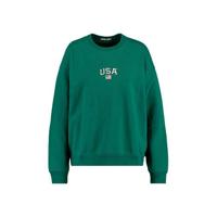 America Today sweater Sonny met printopdruk bottle green