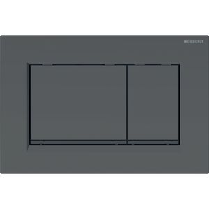 Geberit Sigma 30 bedieningspaneel mat zwart voor Sigma reservoirs 8cm (UP720) en 12cm (UP320)