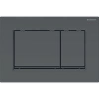 Geberit Sigma 30 bedieningspaneel mat zwart voor Sigma reservoirs 8cm (UP720) en 12cm (UP320)