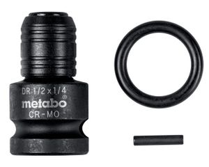 Metabo Accessoires Adapter | 1/2" naar 1/4" | E6.3 | Slagvast | (3 delig) - 628837000