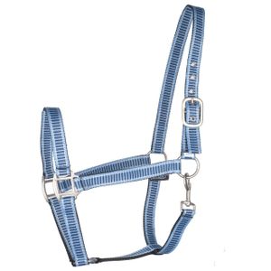 Pagony Vegas halster blauw maat:pony