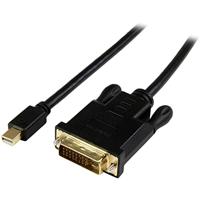 StarTech.com 1,8 m Mini DisplayPort naar DVI-kabel - Computermonitorkabel - mDP naar DVI-kabel - Mini-DisplayPort naar DVI-D-kabel - Mini-DP naar DVI-kabel - 1920 x 1200 - Zwart (MDP2DVIMM6BS)