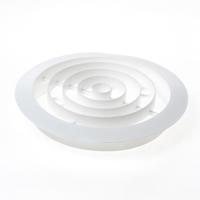 Nedco Ventilatierooster kunststof wit rond 15cm 514400