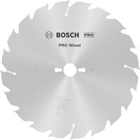 Bosch 1x PRO Wood Longlife cirkelzaagblad voor gesnoerde tafelzagen (voor Zachthout, Hardhout, Ø mm, Professional Accessoires Tafelcirkelzaag)