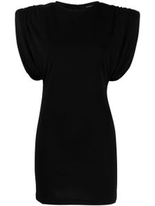 WARDROBE.NYC robe courte Sheath à fronces - Noir