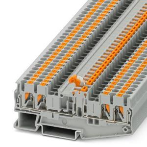 Phoenix Contact 3210184 Meetscheidingsklem 5.2 mm Push-In-klem Grijs 50 stuk(s)