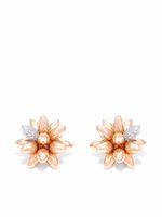 David Morris puces d'oreilles Hedgehog en or rose 18ct à diamants - thumbnail