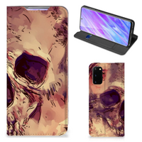 Mobiel BookCase Samsung Galaxy S20 Skullhead - thumbnail