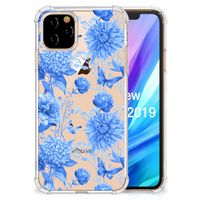 Case voor Apple iPhone 11 Pro Flowers Blue - thumbnail