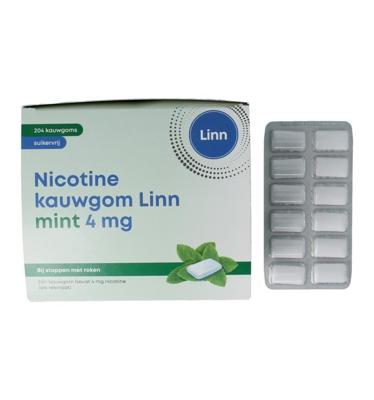 Nicotine kauwgom 4mg mint