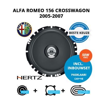 Beste speakers voor Alfa Romeo 156 Crosswagon 2005-2007 - Voordeuren/achterdeuren