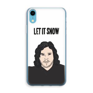 Let It Snow: iPhone XR Transparant Hoesje