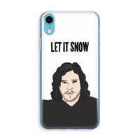 Let It Snow: iPhone XR Transparant Hoesje - thumbnail