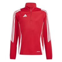 adidas Voetbal - Teamsport Textiel - Sweatshirts Tiro 24 Trainingsjack Kids rood wit 116