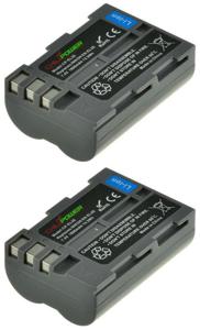 ChiliPower EN-EL3E accu voor Nikon - 1800mAh - 2-Pack