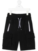 Givenchy Kids bermuda à bande logo - Noir