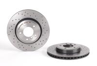 Remschijf BREMBO XTRA LINE BREMBO, Remschijftype: Geperforeerd / Geventileerd, u.a. fÃ¼r BMW