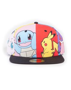 Pokemon Snapback Cap Multi Pop Art