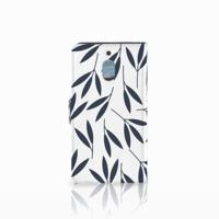 Nokia 2.1 (2018) Hoesje Leaves Blue
