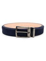 Jacob Cohën ceinture en cuir à boucle - Bleu