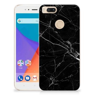 Xiaomi Mi A1 TPU Siliconen Hoesje Marmer Zwart - Origineel Cadeau Vader Xiaomi Mi A1 TPU Siliconen Hoesje Marmer Zwart - Origineel Cadeau Vader