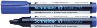 Schneider whiteboard + flipchart marker Maxx 293 blauw