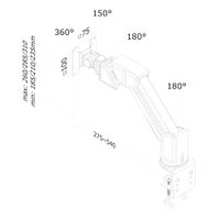 Neomounts by Newstar monitor bureausteun - thumbnail