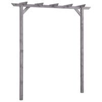 vidaXL Pergola 200x40x205 cm geïmpregneerd grenenhout grijs