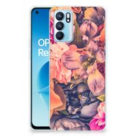 OPPO Reno6 5G TPU Case Bosje Bloemen - thumbnail