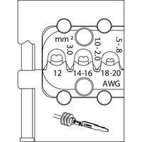 Gedore 8140-20 1963384 Krimpinzetstuk Lamellencontact 0.5 tot 3 mm²