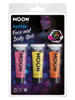 Moon Glow Neon UV Fine Glitter Gel