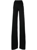 Rick Owens pantalon nervuré à coupe longue - Noir