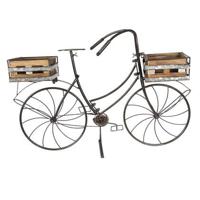 Clayre & Eef Planthouder fiets 85x30x58 cm Bruin Ijzer Fiets