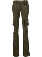 Blumarine pantalon skinny à taille basse - Vert