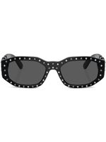 Versace Eyewear lunettes de soleil Biggie - Noir