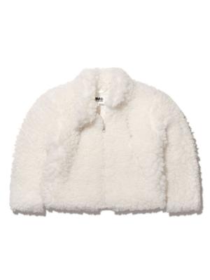 MM6 Maison Margiela Kids Jack met imitatie lamswol - Wit