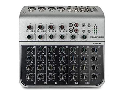 Monoprice 615808 8-kanaals audiomixer met USB