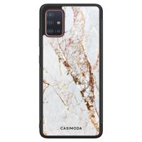 Samsung Galaxy A51 hoesje - Marmer goud