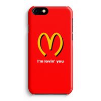 I'm lovin' you: iPhone 8 Volledig Geprint Hoesje - thumbnail