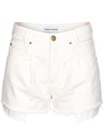 PINKO short en jean à ourlets à bords francs - Blanc - thumbnail