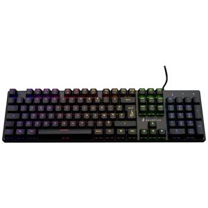 Surefire Gaming KingPin M2 Gaming-toetsenbord Kabelgebonden, USB AZERTY, Frans Zwart Verlicht, Multimediatoetsen