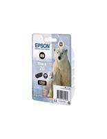 Epson Original 26 Ink Polar Bear (XP-600 XP-700 XP-800 XP-510 XP-710 XP-615 XP-610 XP-810 XP-720 XP-820 XP-520 XP-620 XP-625, Amazon Dash Replenishment- geschikt) foto zwart