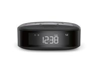 Philips Audio TAR3505/12 Radiowekker Dab+, Dubbel Alarm, Slaaptimer, Compact Ontwerp, Dab+/Fm-Digitale Radio, Automatische Tijdsynchronisatie, Batterijbeveiliging, Zwart, 13.1 x 13.1 x 5.4 cm