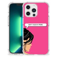 iPhone 13 Pro Max Anti Shock Case Woman Don't Touch My Phone - thumbnail