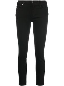 7 For All Mankind jean skinny à taille mi-haute - Noir