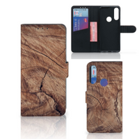 Alcatel 1S 2020 Book Style Case Tree Trunk - thumbnail