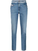 Diesel jean slim D-Tail à taille mi-haute - Bleu