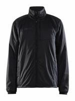 Craft Core Light Padded Jack, lichte jas voor heren, XXL, zwart, gewatteerde overgangsjas voor heren, jas met kleine verpakking, windbreaker voor heren, trainingsjack voor heren